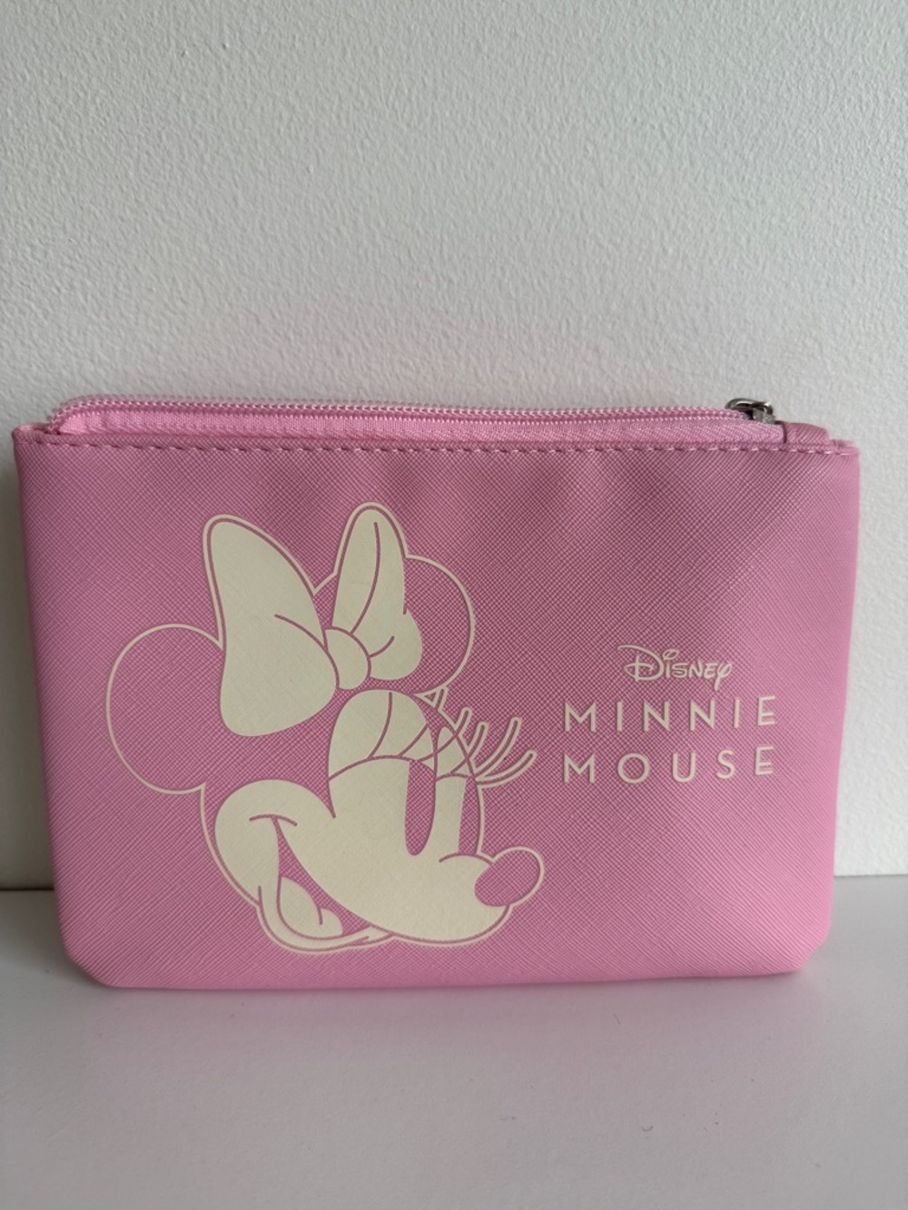 Disney Minnie Mouse Pink and Cream Cosmetic Pouch